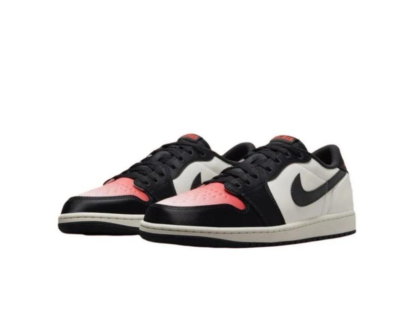 PSG x Air Jordan 1 Retro Low  "Sail Pink Oxford" (HF8828-100)