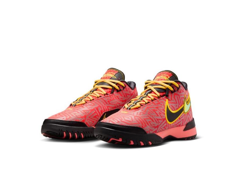 Nike LeBron NXXT Genisus "Bright Crimson/Black/Sundial/Laser Orange" (HF0711-600)