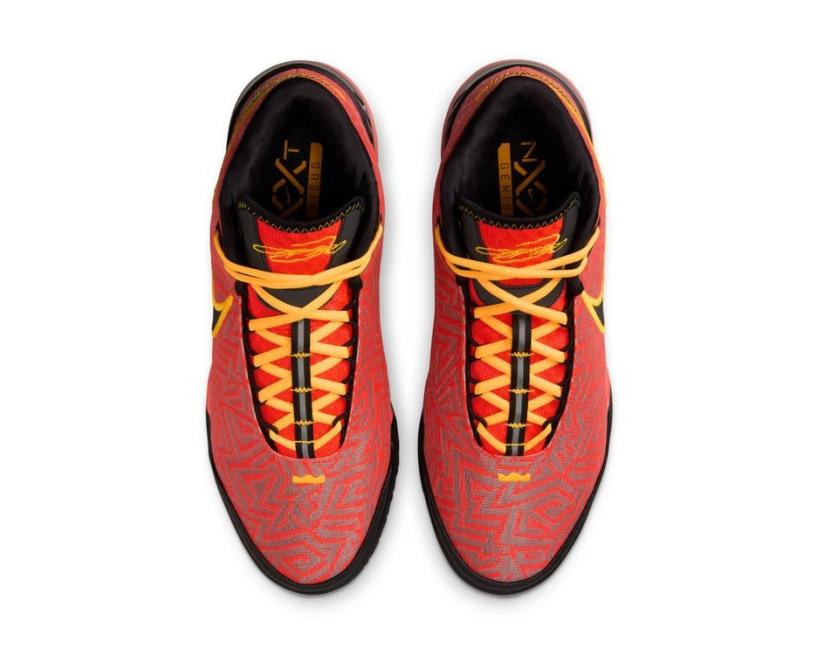 Nike LeBron NXXT Genisus "Bright Crimson/Black/Sundial/Laser Orange" (HF0711-600)