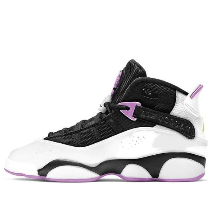 Jordan 6 Rings GS 'White Light Purple' (323419-150)