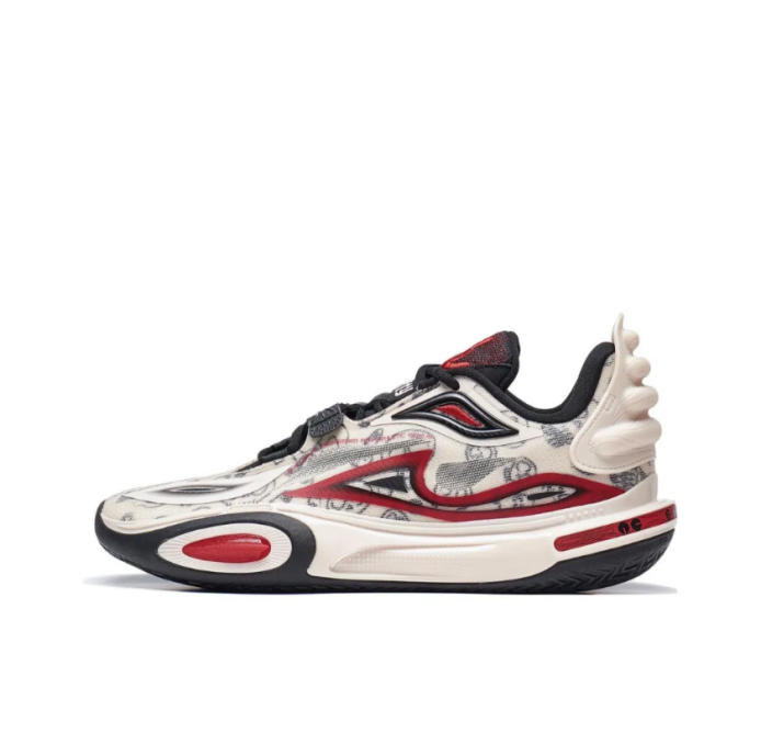 Li-Ning Wade All City 11 V2 'Cream Red Black' (ABAT093-1)