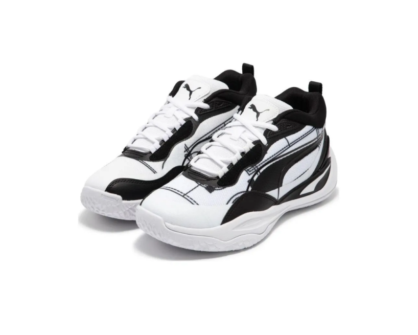 Puma Playmaker Pro Courtside "White Black" (378324-01)