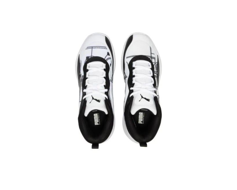 Puma Playmaker Pro Courtside "White Black" (378324-01)