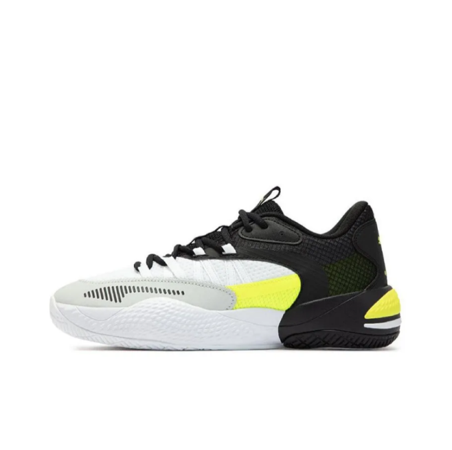 PUMA Court Rider 2.0 "White Black Yellow Alert" (376646-08)