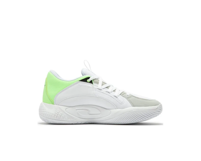 Puma Court Rider Chaos "Jewel White Fizzy Lime" (378051-01)