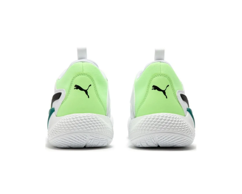 Puma Court Rider Chaos "Jewel White Fizzy Lime" (378051-01)