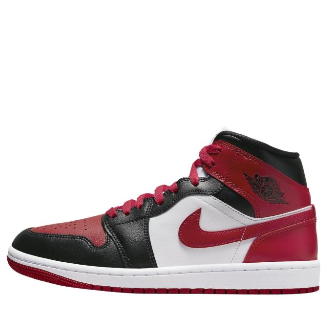 Jordan 1 Mid 'Bred Toe' (BQ6472-079)