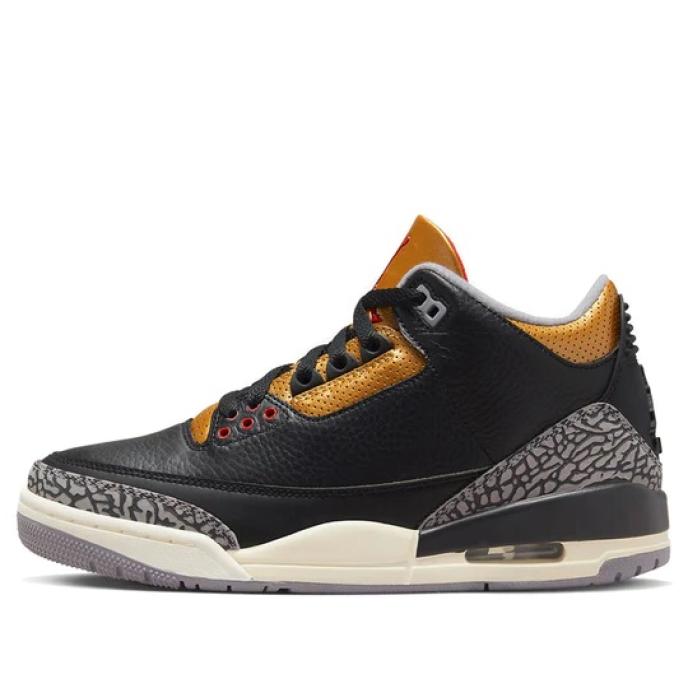 Jordan 3 Retro 'Womens Black Cement Gold' (CK9246-067)