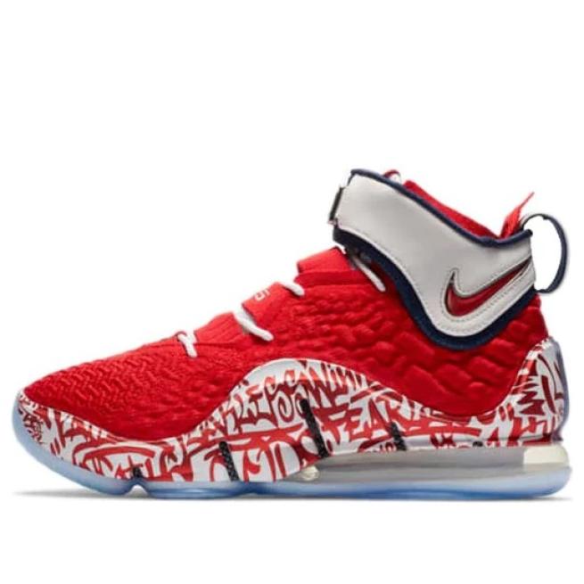 Nike LeBron 17 "Red Graffiti" (ct6052-600)