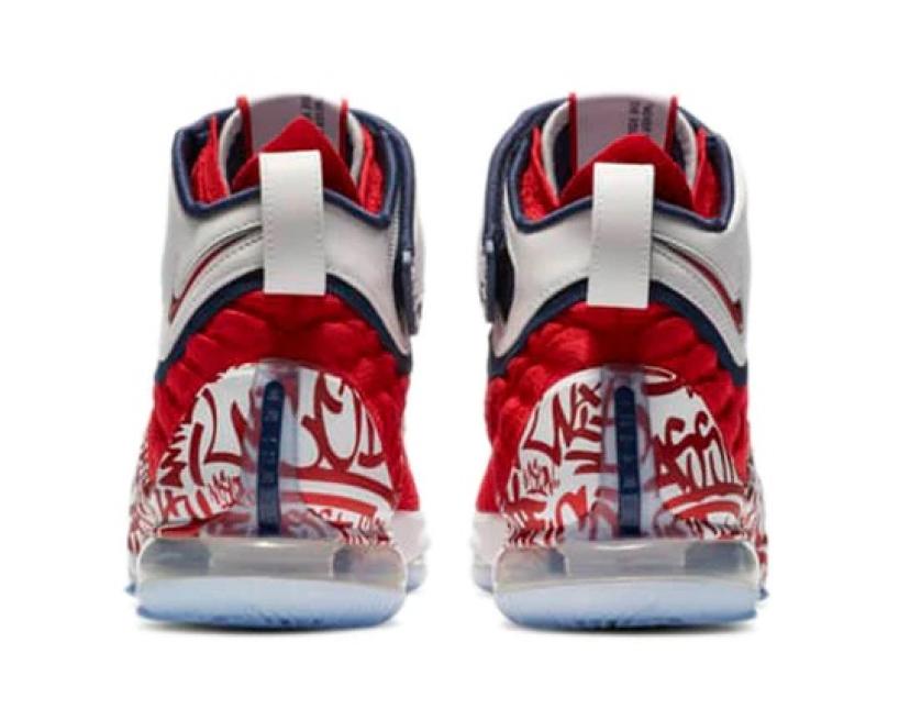 Nike LeBron 17 "Red Graffiti" (ct6052-600)
