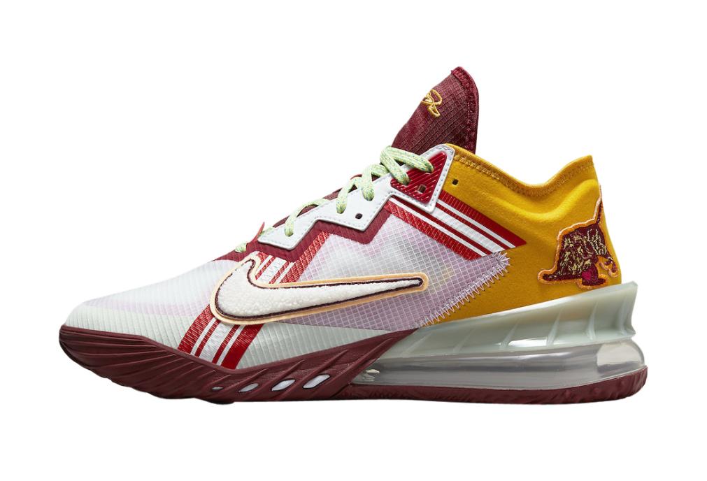 LeBron 18 Low "Higher Learning" (CV7562-102)