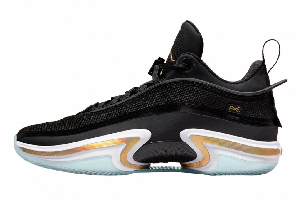 Jordan 36 Low "Black Metallic Gold" (DH0833-071)