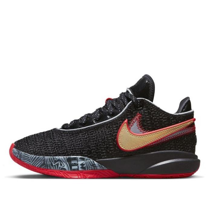 Nike Lebron 20 GS 'Black University Red' (dq8651-001)
