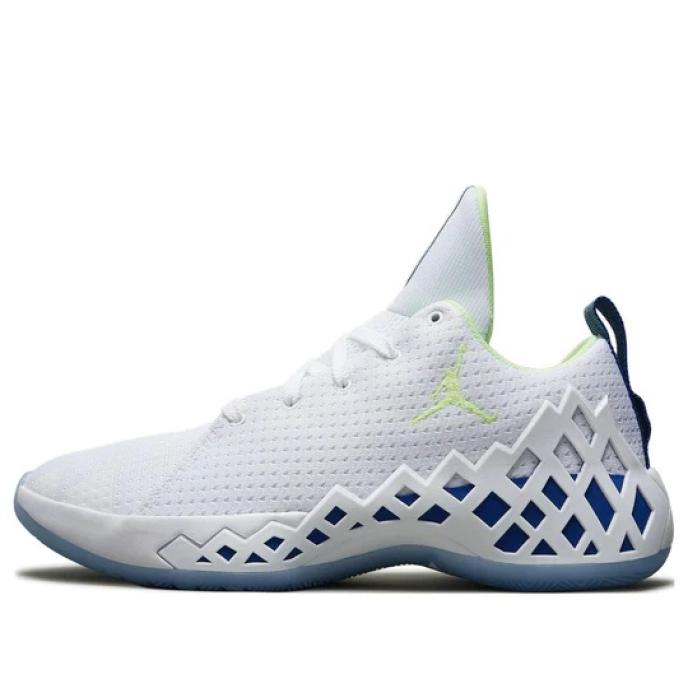 Jordan Jumpman Diamond Low PF 'White Blue Green' (FB7169-131)