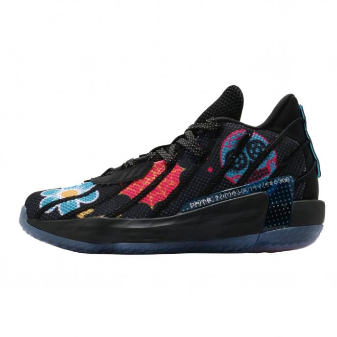 Adidas Dame 7 "Core Black Semi Solar Pink" (FZ3189)
