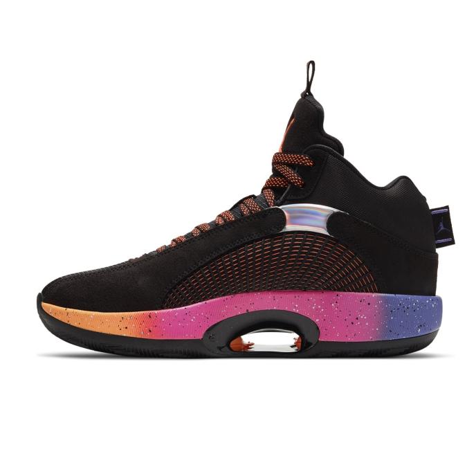 Jordan 35 "Black Total Orange Hyper Grape" (CQ4228-004)